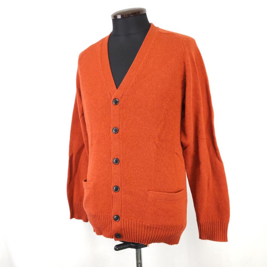 美品★UNIQLO +J【ユニクロ】 カーディガン ウール100％【メンズM/赤茶/red】Tops/Cardigan◆BJ081-e | ユニクロ | 01