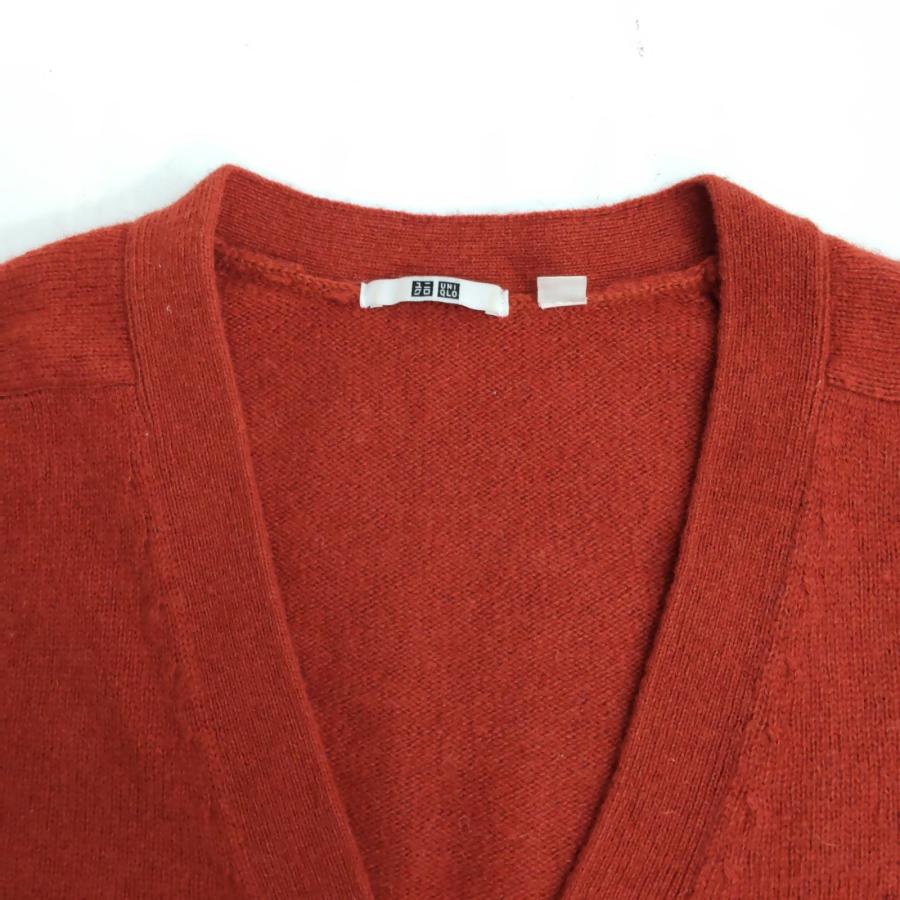 美品★UNIQLO +J【ユニクロ】 カーディガン ウール100％【メンズM/赤茶/red】Tops/Cardigan◆BJ081-e | ユニクロ | 03
