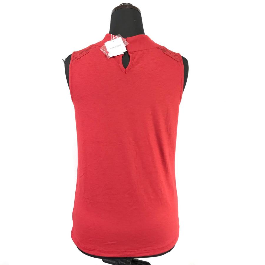 タグ付き新古品★L'EST ROSE【レストローズ】ノースリーブトップス【2/レディースM/赤/red】ベスト/shirts/Tops◆BJ083-e |  | 02