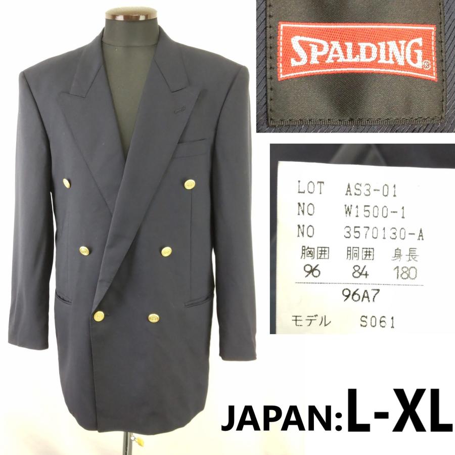 SPALDING テーラードジャケット 金ボタン BE6 紺ブレ ダブル 魅力的な SPALDING テーラードジャケット 金ボタンの通販 楽天市場