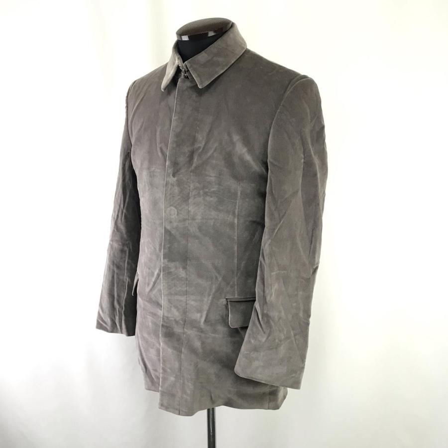 KATHARINE HAMNETT/キャサリンハムネット★ベロアジャケット【メンズS/グレー/gray】アウター/ブルゾン/ブレザー/Jacket/Jumper◆BJ108-e |  | 01