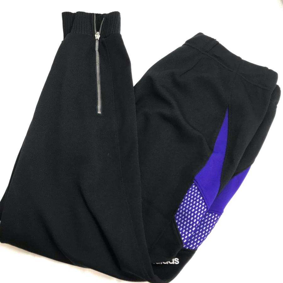 90s/デサント製★adidas/アディダス★ジャージ/上下セットアップ【メンズM/165cm/黒×紫】トレフォイル刺繍ロゴ/Jacket/pants◆BJ123-d_7
