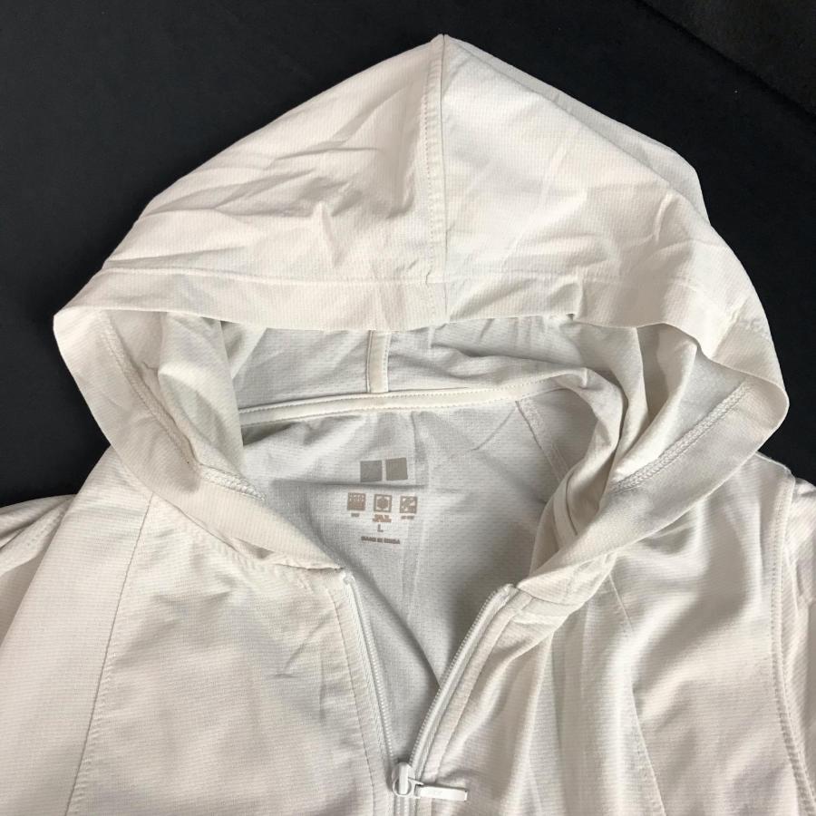 UNIQLO/ユニクロ★エアリズム/UVカットパーカー【レディースL/グレー/gray】AIRism/ジップアップジャケット/指穴/Jacket◆BJ128-e | ユニクロ | 03