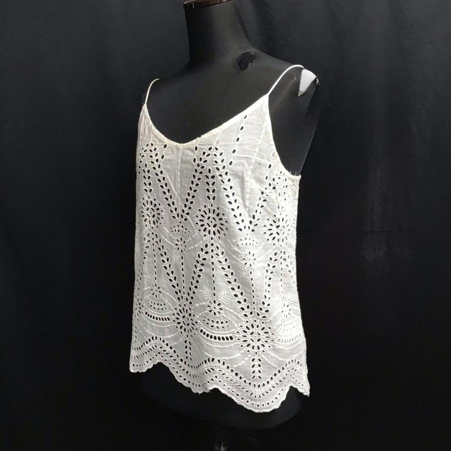 NE QUITTEZ PAS【ヌキテパ】 コットン キャミソール【白/white/刺繍】透け感/レディース/Tops◆BJBJ129-d | NE QUITTEZ PAS! | 01