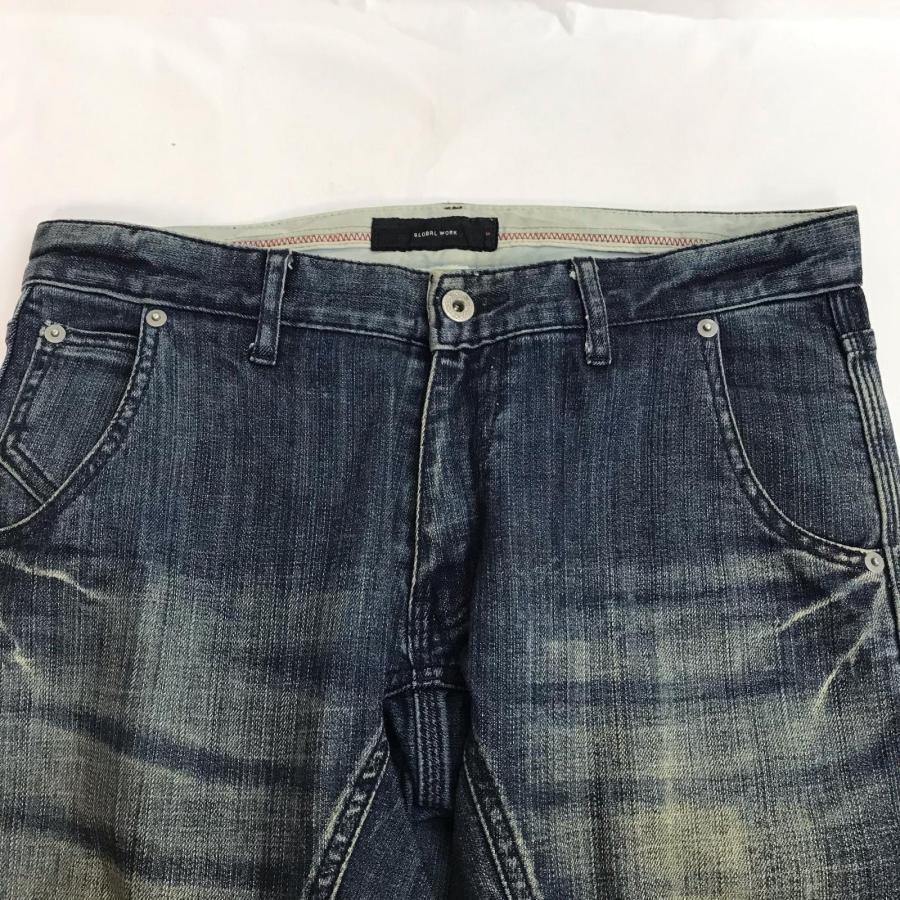 GLOBAL WORK/グローバルワーク★色落ち加工/デニムパンツ【メンズM/股下82cm/青系/blue】ズボン/ボトムス/Pants/Trousers◆BJ142-e |  | 02
