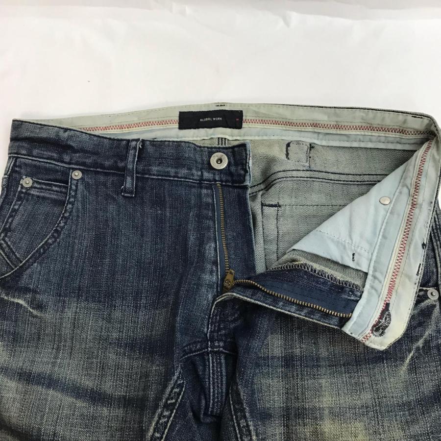 GLOBAL WORK/グローバルワーク★色落ち加工/デニムパンツ【メンズM/股下82cm/青系/blue】ズボン/ボトムス/Pants/Trousers◆BJ142-e |  | 04