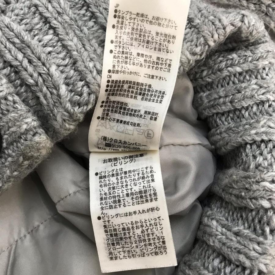 earth music&ecology【アース★カウチンニット風カーディガン【レディースL/グレー/gray】Tops/sweater◆BJ149-e-1yn |  | 06