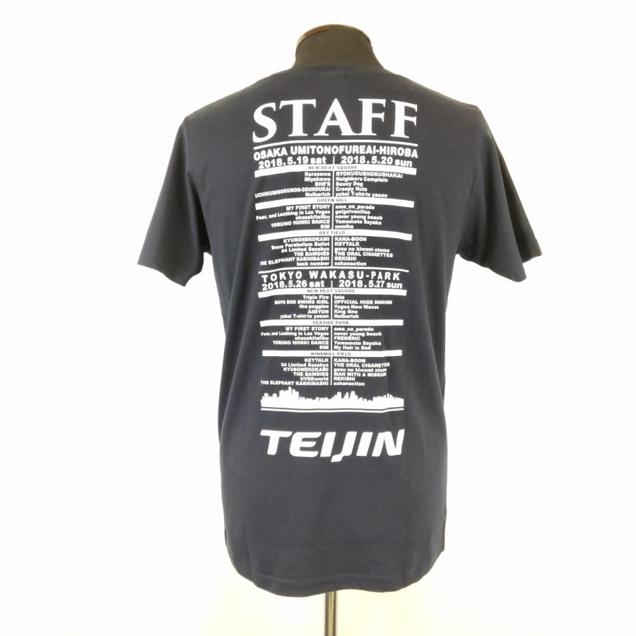 非売品/限定品 2018 メトロック STAFF Tシャツ あいみょん King Gnu Official髭男dism【メンズM/紺/navy】back number/サカナクション/Tops/Shirt◆BJ181-d |  | 03