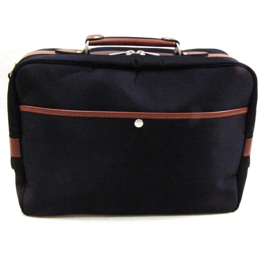 新品★豊岡職人手作り/日本製★木和田/kiwada★たっぷり収納！ショルダーバッグ【ブラック/メンズ/ナイロン/横型】かばん/肩掛け/ビジネス/ブリーフケース |  | 03