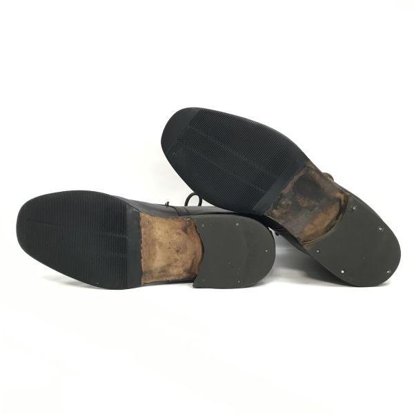 90s/イタリア製/軍物/Vintage★T44 DERISI SUD★ミリタリー/オフィサー/ショートブーツ【28.5-29.5/茶】Boots/service/shoes◆bWB105-04_3