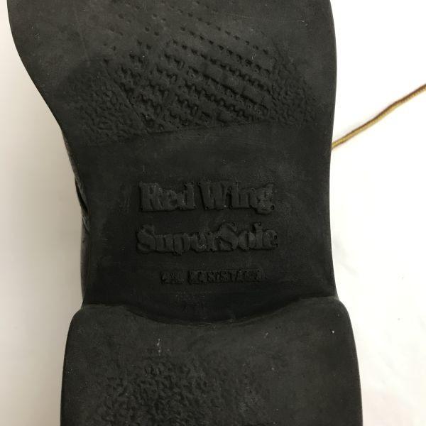 RED WING/2921/Bottes moc toe noir chrome★本革/レザーワークブーツ【9D/26.5-27.0/黒】Vintage/supersole/boots/Shoes◆bWB99-34