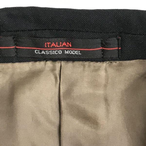 イタリア製生地カノニコ/ITALIAN CLASSICO MODEL★P.S.FA/スーツ上下セットアップ【ジャケットL/パンツW80/A5/黒】◆cBH582_4