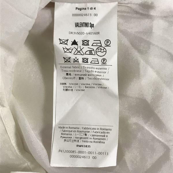 美品/ヴァレンティノジャパン正規代理店タグ★RED VALENTINO★フリル/膝丈ノースリーブワンピース【38/M程度/黄/yellow花柄】dress◆cBH908_6