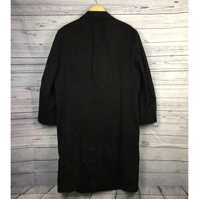 訳あり特価★OXRAM COLLECTION★カシミヤ100％/ロングコート【メンズM/黒】チェスター/比翼仕立て◆BA90-B |  | 01