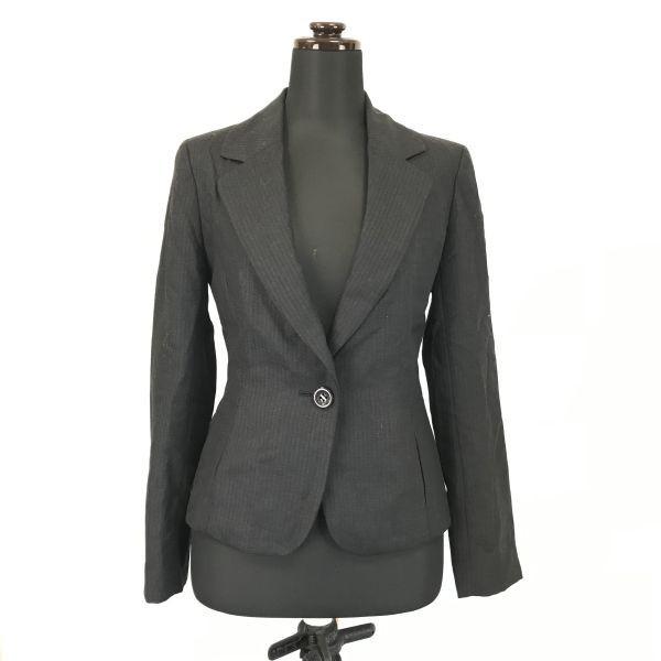 ef-de★ミニスカートスーツ/上下セットアップ【Women's size-S/7/黒/BLACK/背抜き/春夏】Jackets/Set up◆BH104 |  | 01