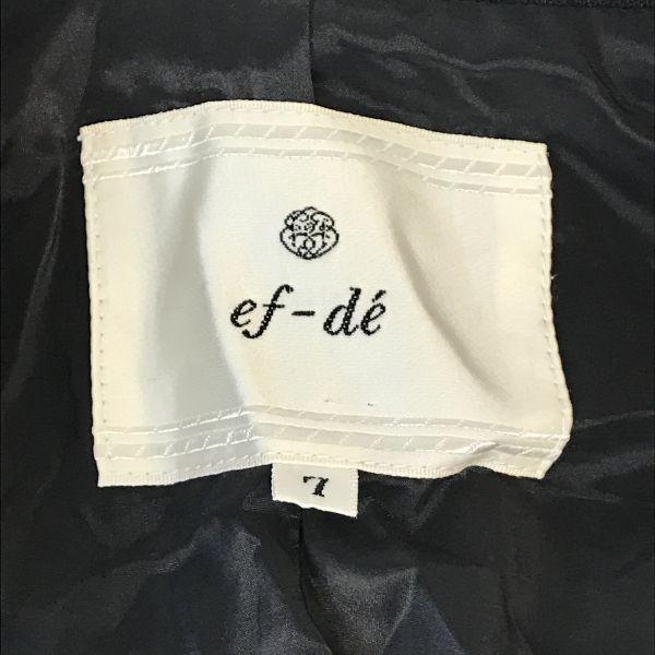 ef-de★ミニスカートスーツ/上下セットアップ【Women's size-S/7/黒/BLACK/背抜き/春夏】Jackets/Set up◆BH104 |  | 07