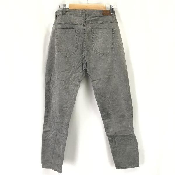 ザラベーシック/ZARA BASIC★蛇/スネークレザー柄/デニムパンツ【サイズEU38/股下69cm/グレー/gray】ジーンズ/Pants/Trouser◆BH537 |  | 01