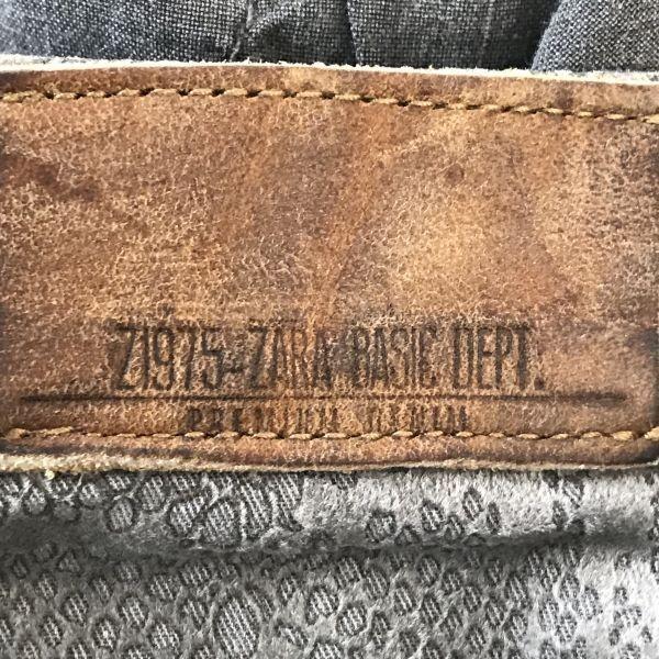 ザラベーシック/ZARA BASIC★蛇/スネークレザー柄/デニムパンツ【サイズEU38/股下69cm/グレー/gray】ジーンズ/Pants/Trouser◆BH537 |  | 04