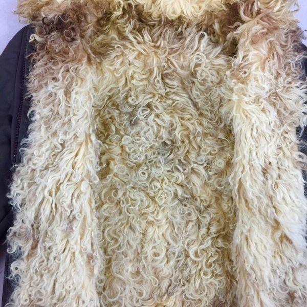 USA製/Vintage★ILGWU unionmade★インナーボア/ミリタリージャケット【レディースL-XL/暗茶】フルジップ/防寒着/アウター/jumper◆TP04-03 |  | 02