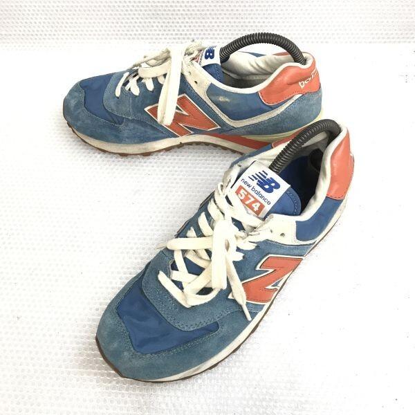 new balance/ニューバランス★574/ローカットスニーカー【26.0/blue/青】スエード/sneakers/Shoes/trainers◆TC-068 | New Balance