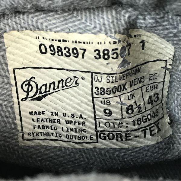 試着交換OK！USA製★ダナー/Danner★38500X/ゴアテックス/SILVERHAWK/マウンテンブーツ【US9/27.0/茶】GORE-TEX/シルバーホーク◆cWB101-10