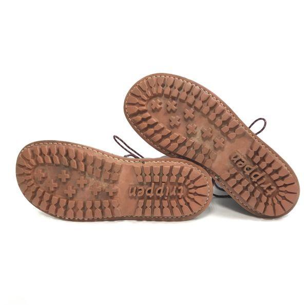 trippen/トリッペン★オールレザー/本革/レースアップ/ショート/ミドルブーツ【39/24.0-24.5-25.0/茶】Vintage/Leather/Boots/◆cWB104-02_3