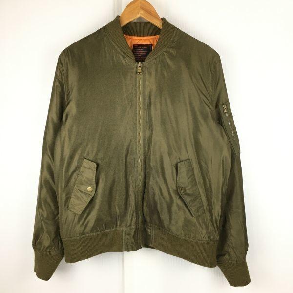 Private Pause/プライベートポーズ　MA-1　フライトジャケット　レディースXL　カーキー/オリーブ　管NO.A19-47 | 