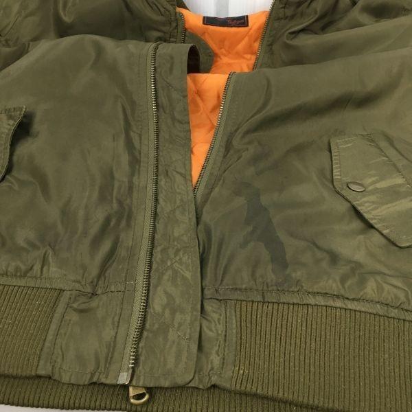 Private Pause/プライベートポーズ　MA-1　フライトジャケット　レディースXL　カーキー/オリーブ　管NO.A19-47 |  | 05