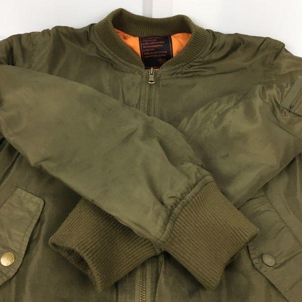Private Pause/プライベートポーズ　MA-1　フライトジャケット　レディースXL　カーキー/オリーブ　管NO.A19-47 |  | 08