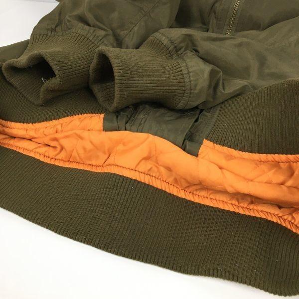 Private Pause/プライベートポーズ　MA-1　フライトジャケット　レディースXL　カーキー/オリーブ　管NO.A19-47 |  | 09