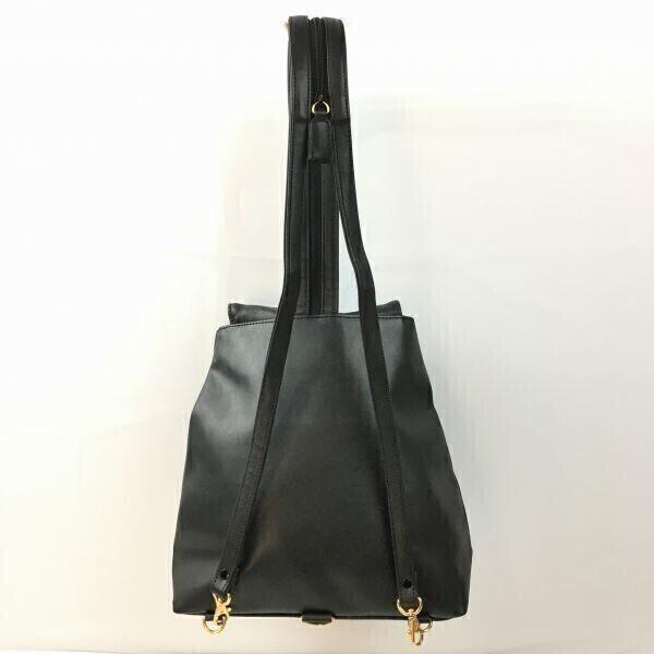 デレゲート　DELEGATE　本革 レザー　リュックサック　黒　レディース デイパック　管NO.TB6-18 |  | 01