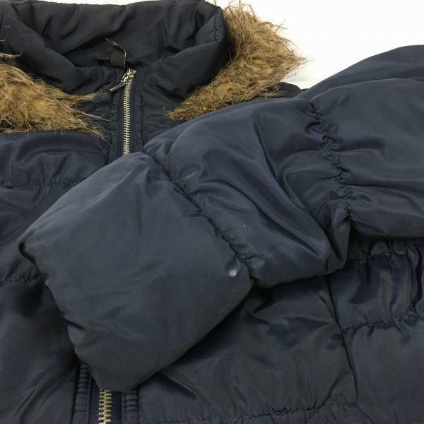DIVIDED/H&M　中綿入りモッズコート　サイズ36 レディース　ダークネイビー/濃紺　管NO.A17-15 |  | 07