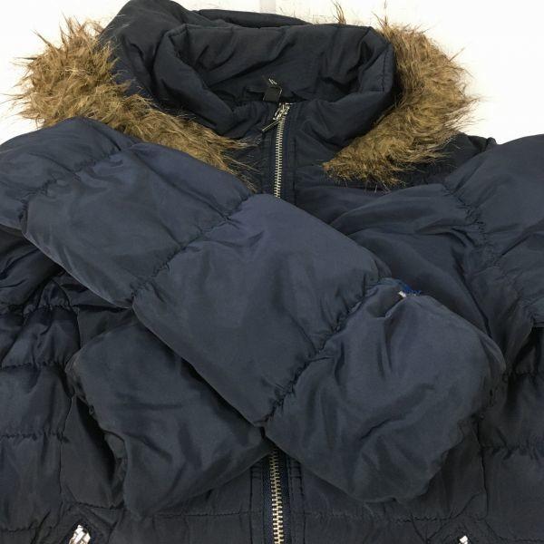 DIVIDED/H&M　中綿入りモッズコート　サイズ36 レディース　ダークネイビー/濃紺　管NO.A17-15 |  | 08