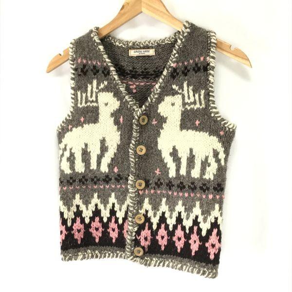 ペルー製☆GAIJIN MADE/ガイジンメイド☆カウチンニットベスト