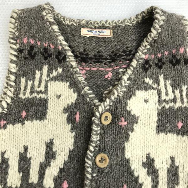 ペルー製☆GAIJIN MADE/ガイジンメイド☆カウチンニットベスト