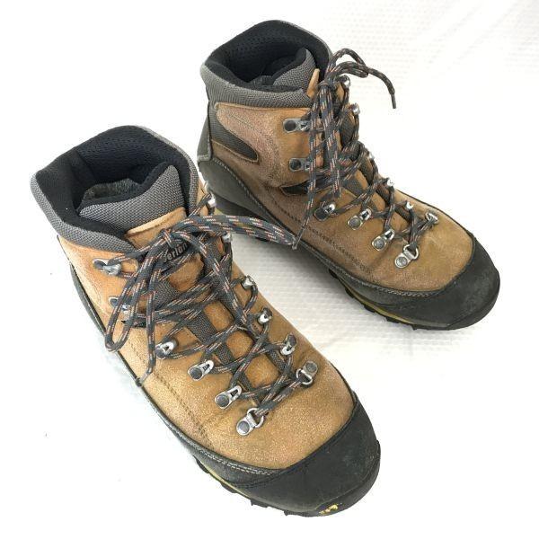 イタリア製★Zamberlan(ザンバラン★ゴアテックス/GORE-TEX★本革/トレッキングブーツ【40/24.5-25.0/茶/BROWN】Mountain/Shoes◆pWB96-5_1