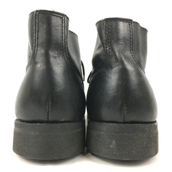 試着交換OK！80sVintage★ADDISON SHOE COMP .Z41-1983/75【size6.5R 24.5 】スチールトゥブーツ　U.S.NAVYサービスシューズ〈黒〉.WA-200_3