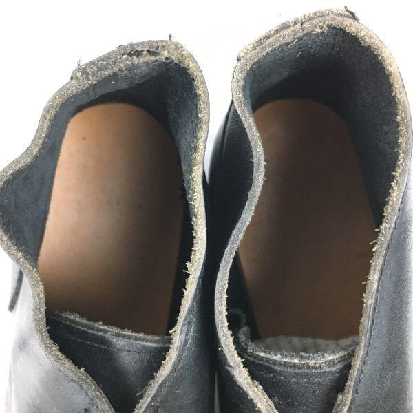 試着交換OK！80sVintage★ADDISON SHOE COMP .Z41-1983/75【size6.5R 24.5 】スチールトゥブーツ　U.S.NAVYサービスシューズ〈黒〉.WA-200_4