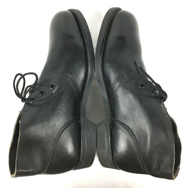 試着交換OK！80sVintage★ADDISON SHOE COMP .Z41-1983/75【size6.5R 24.5 】スチールトゥブーツ　U.S.NAVYサービスシューズ〈黒〉.WA-200_5