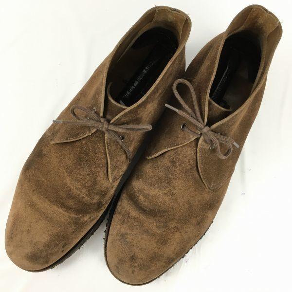 90s?/4都市/Vintage/CHURCH'S/チャーチ/スエードチャッカブーツ/size8.5G/27.0相当〈ブラウン/茶〉クレープソール/boots/men's.WA55_1
