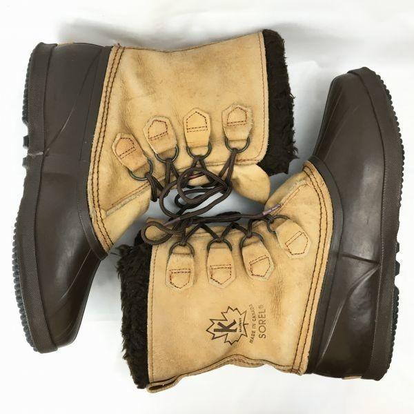 SOREL/ソレル size26.0-26.5-27.0程度 Vintage カナダ製 スノーブーツ 