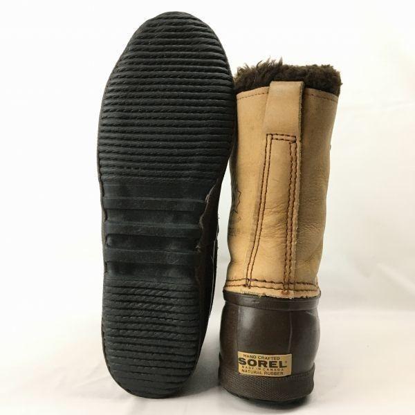 SOREL/ソレル size26.0-26.5-27.0程度 Vintage カナダ製 スノーブーツ 