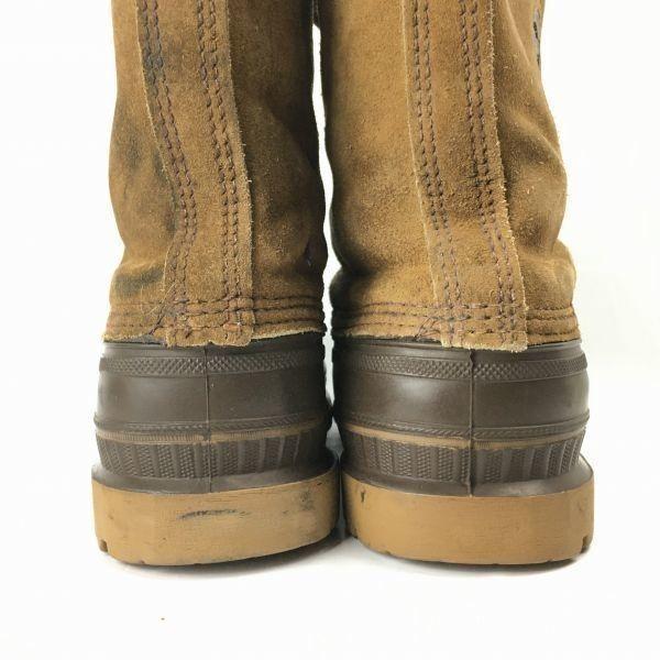 SOREL/ソレル size7 25.0程度 Vintage カナダ製 本革スノーブーツ