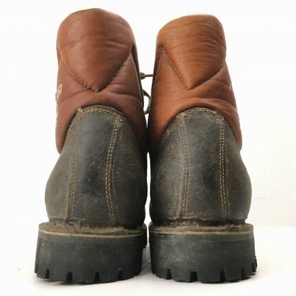 80年代以前?Vintage 　TRAPPEUR/トラッパー　登山　本革トレッキングブーツ　size6　24.5程度　ダークブラウン/茶/BROWN〉メンズ/ Boots/Shoes〕菅No.WZG139 80年代以前?Vintage /TRAPPEUR/トラッパー/登山/本革トレッキング
