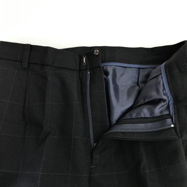 NEW YORKER★セットアップ/パンツスーツ【レディース上7AR・下61-89/黒/グラフチェック/秋冬/総裏地】ニューヨーカー/Set up/ズボン◆zBH689 NEWYORKER（ニューヨーカー） NEW YORKER☆セットアップ/パンツスーツ