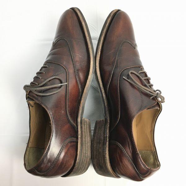 Vintage DAKS/ダックス ウイングチップ ビジネスシューズ ブラウン 