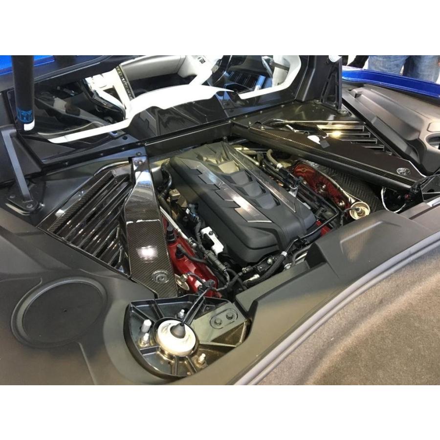 コルベット　C8　カーボンエンジンカバー　左右セット　アピアランスパッケージ　 |  | 01