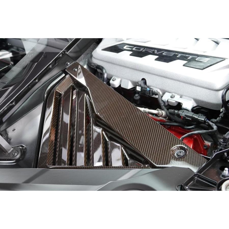 コルベット　C8　カーボンエンジンカバー　左右セット　アピアランスパッケージ　 |  | 03