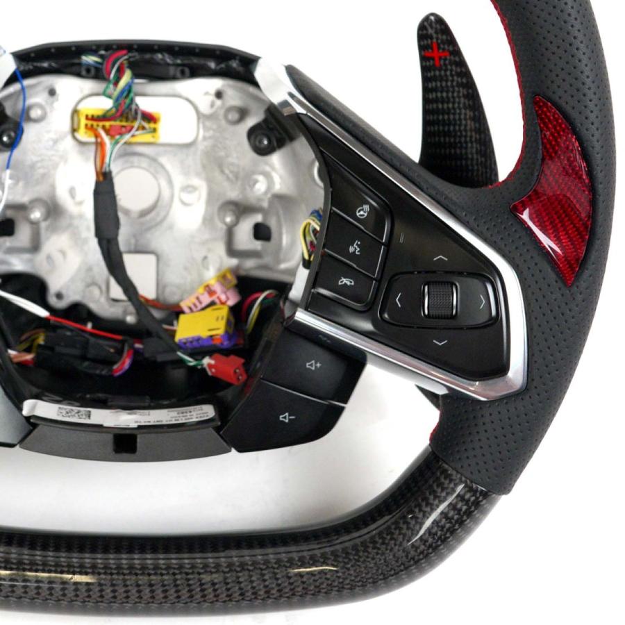 2020-2021　シボレー　コルベット　C8　カーボンステアリング　LEDダッシュ付き |  | 05