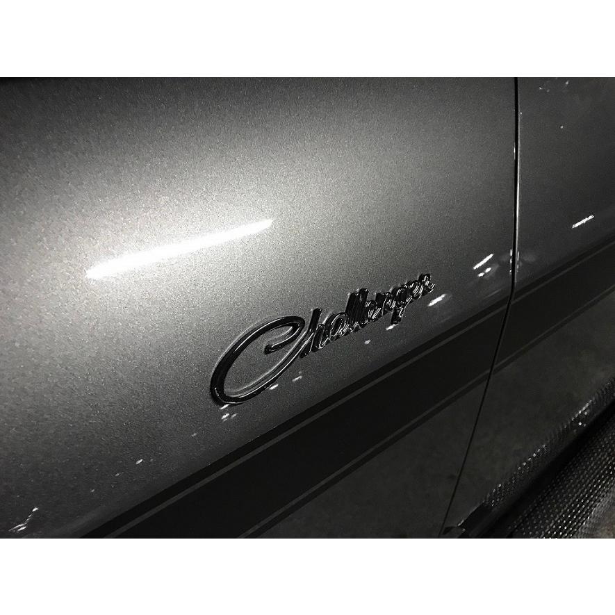challenger 筆記体エンブレム 2枚セット ダッジ チャレンジャー